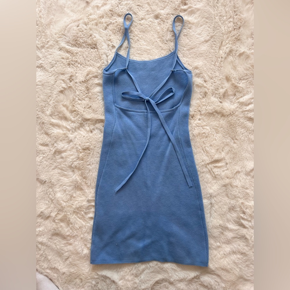 Abercrombie Jacquard knit Blue Dress - Picture 6 of 7